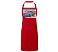 Fabulous Tablier Cuisine Premium Rouge Hokusai Estampe Mont Fuji Depuis Kanaya Rouge G