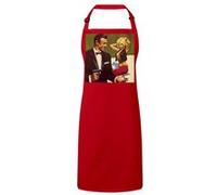 Fabulous Tablier Cuisine Premium Rouge James Bond 007 Sean Connery Rouge G