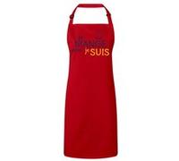 Fabulous Tablier Cuisine Premium Rouge Je Mange donc je Suis Rouge G