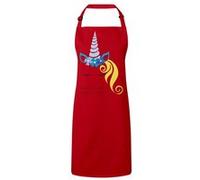 Fabulous Tablier Cuisine Premium Rouge Je Suis Une Licorne Laissez-Moi Dormir S'il Vous Plaît Rouge G