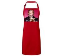 Fabulous Tablier Cuisine Premium Rouge Jean Paul Belmondo et Son Petit Chien Rouge G