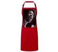 Fabulous Tablier Cuisine Premium Rouge Jimi Hendrix 70's Solo de Guitare Rouge G