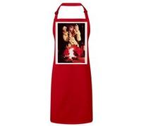 Fabulous Tablier Cuisine Premium Rouge Jimi Hendrix Brule Guitare Psychedelique Rouge G