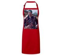 Fabulous Tablier Cuisine Premium Rouge Jimi Hendrix Cowboy Guitariste Rouge G