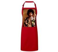 Fabulous Tablier Cuisine Premium Rouge Jimi Hendrix Guitariste Habits a Fleur Rouge G
