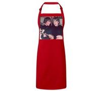 Fabulous Tablier Cuisine Premium Rouge John Lennon Paul McCartney Radio Show Rouge G