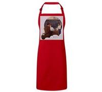 Fabulous Tablier Cuisine Premium Rouge Knowledge is Power Peinture Norman Rockwell Rouge G