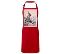 Fabulous Tablier Cuisine Premium Rouge Le Loup Devenu Berger Fable LaFontaine Gustave Dore Rouge G