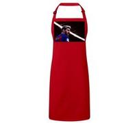 Fabulous Tablier Cuisine Premium Rouge Leo Messi Vue de Derriere Barcelone Rouge G