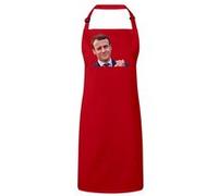 Fabulous Tablier Cuisine Premium Rouge Macron Clin d'Oeil President Rouge G