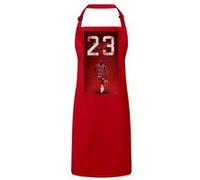 Fabulous Tablier Cuisine Premium Rouge Michael Jordan 23 Chicago Bulls Rouge G