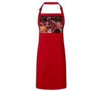 Fabulous Tablier Cuisine Premium Rouge Michael Jordan Maillot Noir Chicago Bulls Rouge G