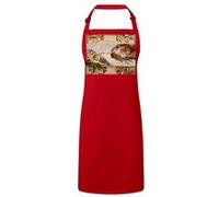 Fabulous Tablier Cuisine Premium Rouge Michel-Ange La Création d'Adam Vatican Rouge G