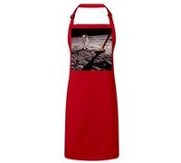 Fabulous Tablier Cuisine Premium Rouge Neil Armstrong Premier Pas Sur La Lune Astronaute Rouge G