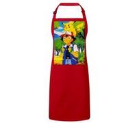 Fabulous Tablier Cuisine Premium Rouge Pikachu Sur Son Ami Sasha Pokemon Rouge G