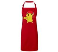 Fabulous Tablier Cuisine Premium Rouge Pokemon Pikachu Casquette Sacha Rouge G