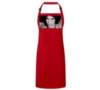 Fabulous Tablier Cuisine Premium Rouge Prince Portrait Noir et Blanc Rouge G