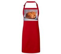 Fabulous Tablier Cuisine Premium Rouge Renard Roux Dans La Neige Rouge G