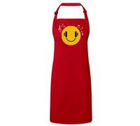 Fabulous Tablier Cuisine Premium Rouge Smiley Musique Rouge G