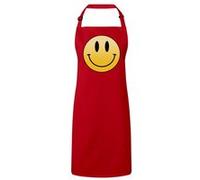 Fabulous Tablier Cuisine Premium Rouge Smiley Sourire Smile Joyeux Happy Rouge G
