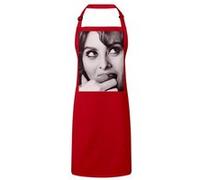 Fabulous Tablier Cuisine Premium Rouge Sophia Loren Actrice 1 Rouge G