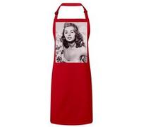 Fabulous Tablier Cuisine Premium Rouge Sophia Loren Actrice 10 Rouge G