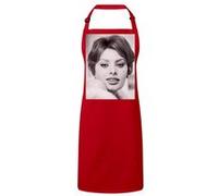 Fabulous Tablier Cuisine Premium Rouge Sophia Loren Actrice 4 Rouge G