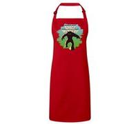Fabulous Tablier Cuisine Premium Rouge Space Invaders Alien Rouge G
