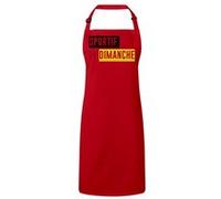 Fabulous Tablier Cuisine Premium Rouge Sportif Du Dimanche Rouge G