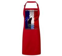 Fabulous Tablier Cuisine Premium Rouge Transatlantique Paquebot Affiche Ancienne Rouge G