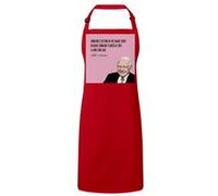 Fabulous Tablier Cuisine Premium Rouge Tree Citation Anglais Warren Buffet Rouge G