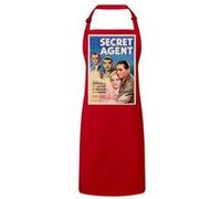 Fabulous Tablier Cuisine Premium Rouge Vieille Affiche Anglaise de Film Secret Agent Rouge G