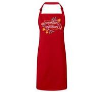 Fabulous Tablier Cuisine Premium Rouge When Everything is Uncertain Rouge G