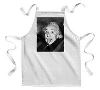 Fabulous Tablier Enfant Cuisine Albert Einstein Tire La Langue - Qualité Premium 100% Coton Blanc G