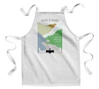 Fabulous Tablier Enfant Cuisine Alpe d'Huez Cyclisme - Qualité Premium 100% Coton Blanc G