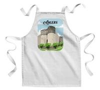 Fabulous Tablier Enfant Cuisine Angers Château - Qualité Premium 100% Coton Blanc G