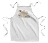 Fabulous Tablier Enfant Cuisine Ariège carte ancienne - Qualité Premium 100% Coton Blanc G