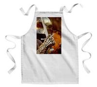 Fabulous Tablier Enfant Cuisine Armure de Chevalier Medieval - Qualité Premium 100% Coton Blanc G