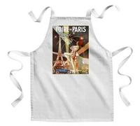 Fabulous Tablier Enfant Cuisine Art Deco Foire de Paris Affiche 1925 - Qualité Premium 100% Coton Blanc G