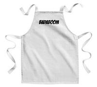 Fabulous Tablier Enfant Cuisine Badaboom Bande Dessinée - Qualité Premium 100% Coton Blanc G