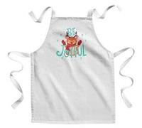 Fabulous Tablier Enfant Cuisine Be Joyful Renne de Noel - Qualité Premium 100% Coton Blanc G
