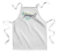 Fabulous Tablier Enfant Cuisine Be leaf in yourself - Qualité Premium 100% Coton Blanc G