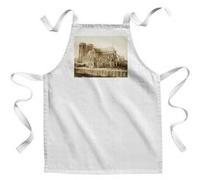 Fabulous Tablier Enfant Cuisine Cathedrale Notre Dame De Paris 1860 - Qualité Premium 100% Coton Blanc G
