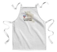 Fabulous Tablier Enfant Cuisine Charente Maritime carte ancienne - Qualité Premium 100% Coton Blanc G