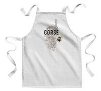 Fabulous Tablier Enfant Cuisine Corse carte ancienne - Qualité Premium 100% Coton Blanc G