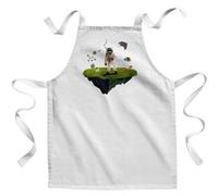 Fabulous Tablier Enfant Cuisine Cosmonaute Scaphandrier - Qualité Premium 100% Coton Blanc G