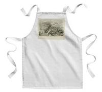 Fabulous Tablier Enfant Cuisine Dessin Ancien Jardin Du Luxembourg Paris - Qualité Premium 100% Coton Blanc G