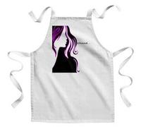 Fabulous Tablier Enfant Cuisine Dessin Femme Chuuut - Qualité Premium 100% Coton Blanc G