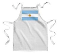 Fabulous Tablier Enfant Cuisine Drapeau Argentine - Qualité Premium 100% Coton Blanc G