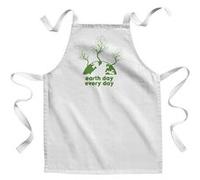 Fabulous Tablier Enfant Cuisine Earth Day, Every Day - Qualité Premium 100% Coton Blanc G
